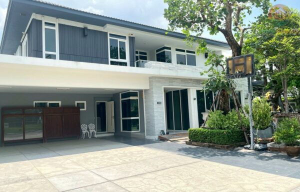 ขายบ้านหรูหลังมุม หมู่บ้านมัณฑนา เลค วัชรพล กรุงเทพฯ ใกล้ทะเลสาบ – 0054HSJ